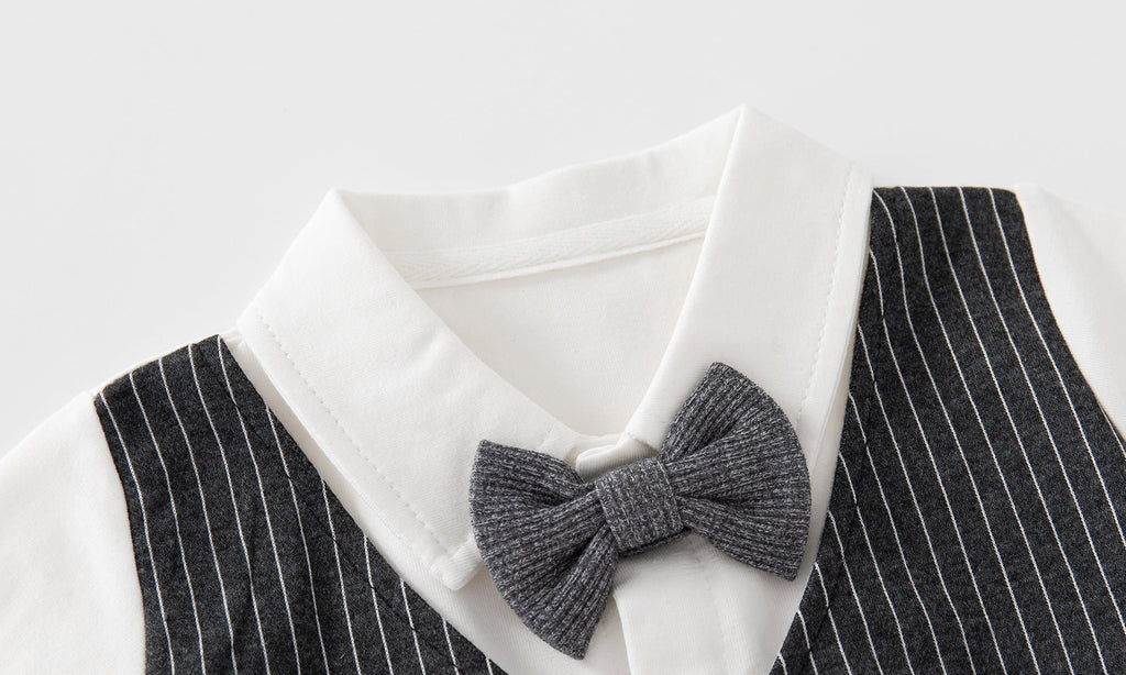 Autumn Baby Gentleman Birthday Clothes Romper