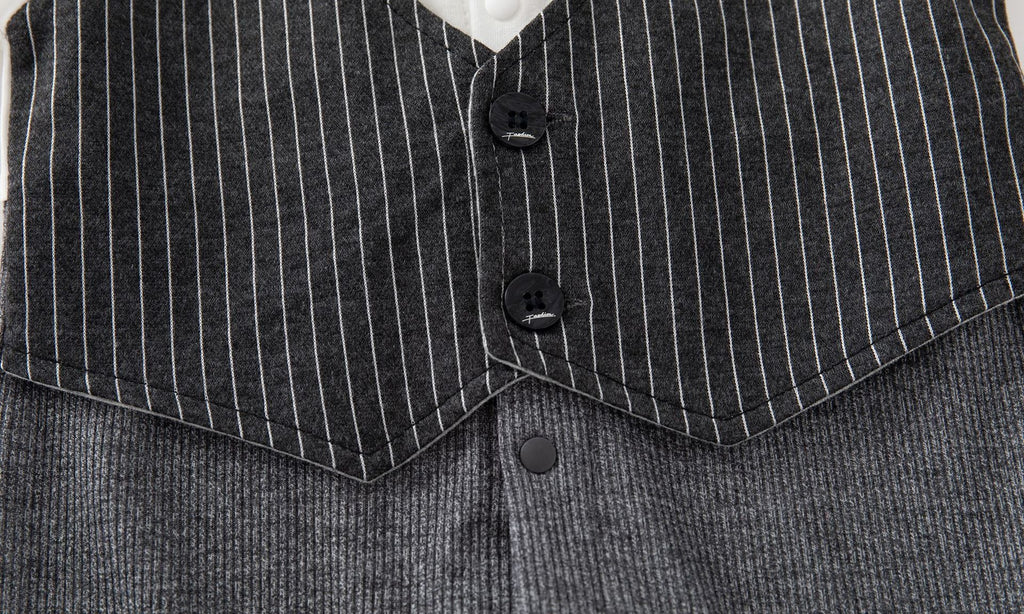 Autumn Baby Gentleman Birthday Clothes Romper